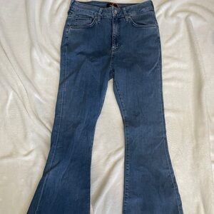 Superdry flare bell bottom stretchy jeans NWT